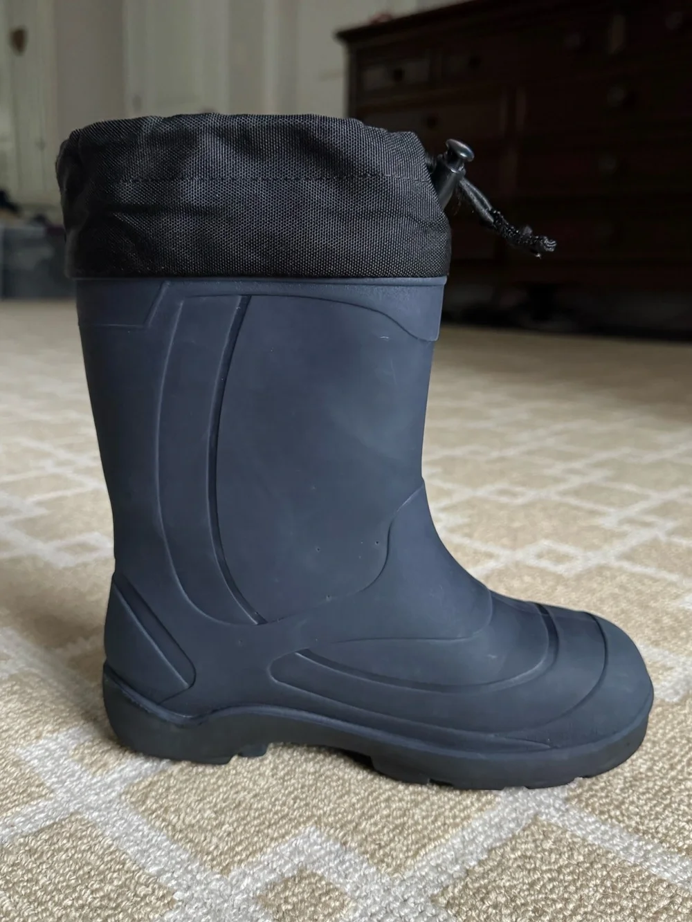 Kamik Kids Snobuster Waterproof Insulated Winter Snow Boots Navy Blue Size 13